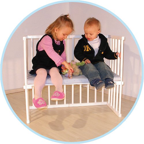 Berceau Lit bébé Cododo Babybay Original blanc verni 43 x 86 cm B0014KPABE Babybay