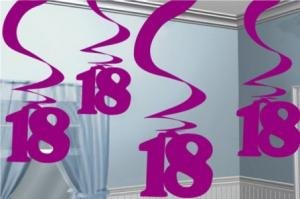 Rose miroitement de décoration 18e anniversaire...