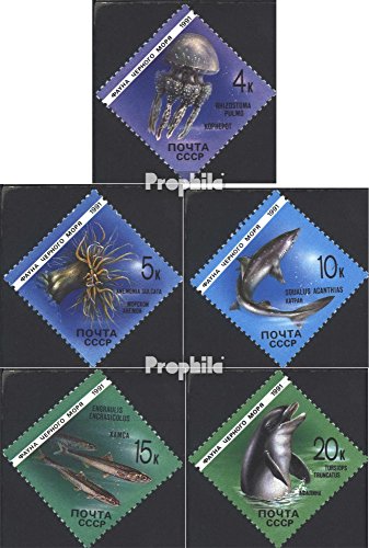 Soviétique-Union 6158-6162 (complète.Edition.) 1991 Animaux de noir mer (Timbres pour les collectionneurs) B002W7X7SQ Prophila Collection