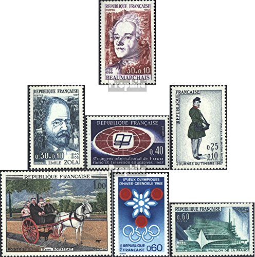 Prophila Collection France 1571-1572,1573,1574,1575, 1576,1577 (complète.Edition.) 1967 timbres spéciaux (Timbres pour les collectionneurs) code EAN B002W81M9G 