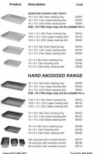 Alan Silverwood Plat à rôtir 36,8 x 30,5 x 3,8 cm code EAN B0038JP6M2 