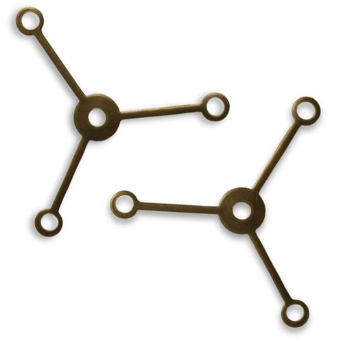 Fastenables steampunk en laiton naturel interse...