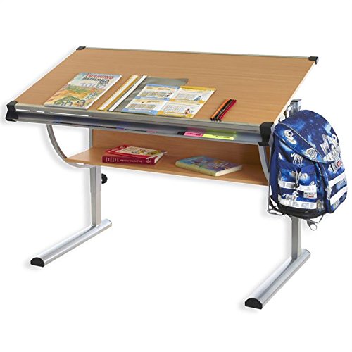 Bureau enfant écolier CHRISTINA, réglable en ha...