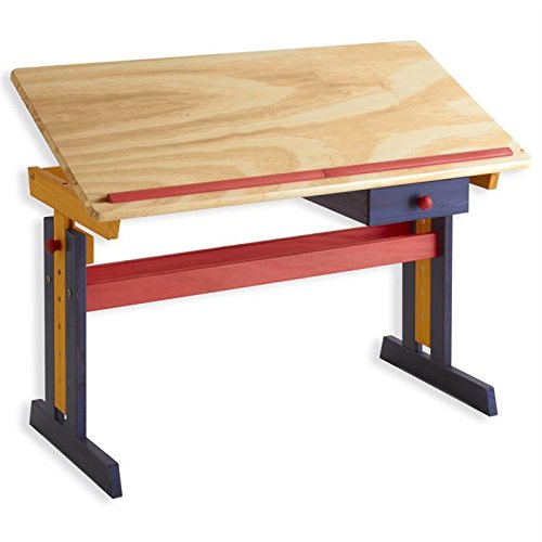 Bureau enfant écolier FLEXI, réglable en hauteu...