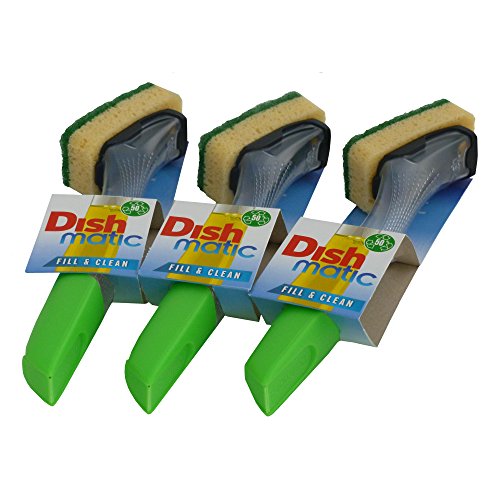 Dishmatic Lot de 3 brosses nettoyantes avec épo...