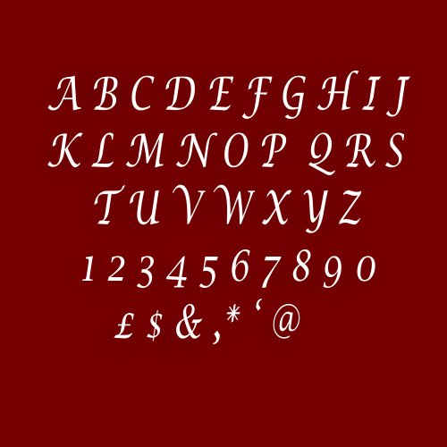 Facile à la canne élégante Alphabet/Lettre plaq...