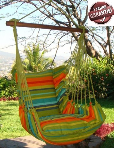 Siège suspendu + 2 coussins 'Karibik' XXL - HOB...