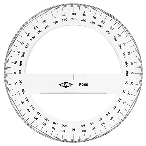 Alvin Circular Protractor 360 Degree 6 Inch code EAN B004O7EWK4 