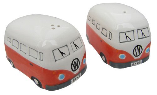Kitsch Shop Poivrière Salière et poivrière Motif Camper Van - Rouge code EAN B004PPHY4G 