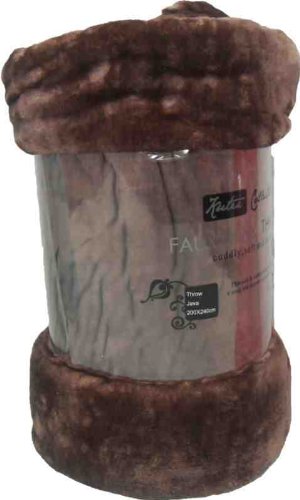 Dreamscene Couvre-lit/plaid en fausse fourrure ...