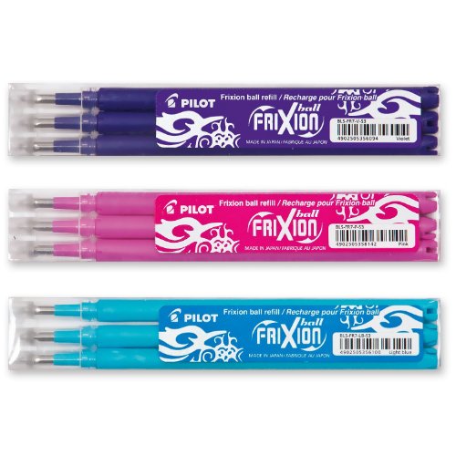 PILOT Lot de 3 sets de recharges pour Frixion 0...