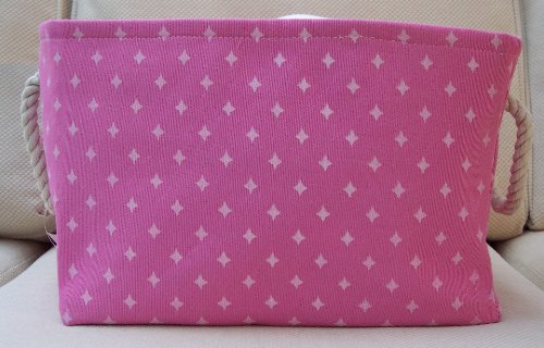 Pescara collection Grande, pliable sac pour jouet, blanchisserie ou stockage mou. En etoiles roses. code EAN B00576ARH8 