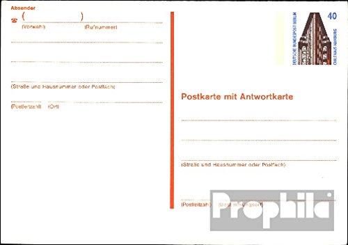 Berlin (West) p132 Officiel Carte postale 1989 attractions (Documents entiers postaux pour les collectionneurs) B005MPOI9W Prophila Collection