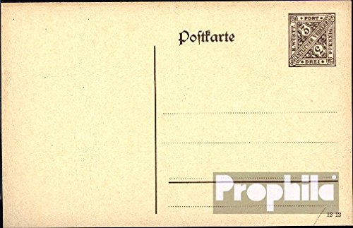 Prophila Collection Württemberg dp42i b carte postale de service avec affranchisement suplémentair 1910 Paragraphe (Documents entiers postaux pour les collectionneurs) code EAN B005MPTVCQ 