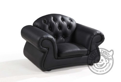 Little Chester Kids Chair Fauteuil Enfant Mini Chester Noir PU Cuir Jeux Salle De Jeux code EAN B006KDK1C8 