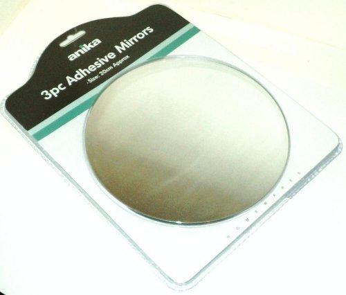 Miroir Adhésif Autocollant Rond 20cm Pour Céram...