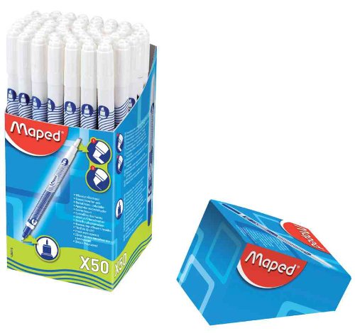 MAPED Présentoir de 50 Effaceurs d'encre ré-écr...