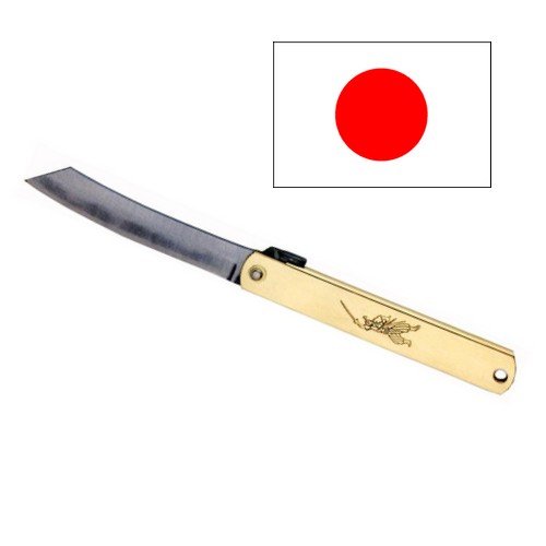 Japan-Couteau de Poche Traditionnel Japonais Higonokami, manche 10 cm laiton B007I1MJ0S Couteau Regional Japan-Couteau de Poche Traditionnel Japonais Higonokami, manche 10 cm laiton B007I1MJ0S Couteau Regional