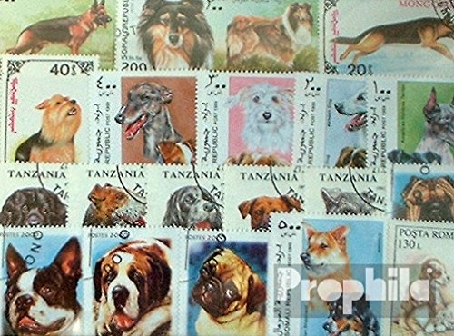 Motives 50 différents Chiens marches (Timbres p...