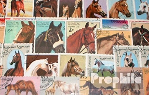Prophila Collection Motives 100 différents Chevaux sans conduire marches (Timbres pour les collectionneurs) code EAN B007RCM5D4 