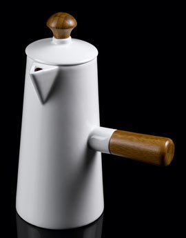 Chocolatière en porcelaine fine