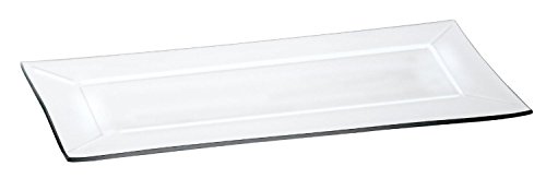 Assiette en verre rectangulaire VBS