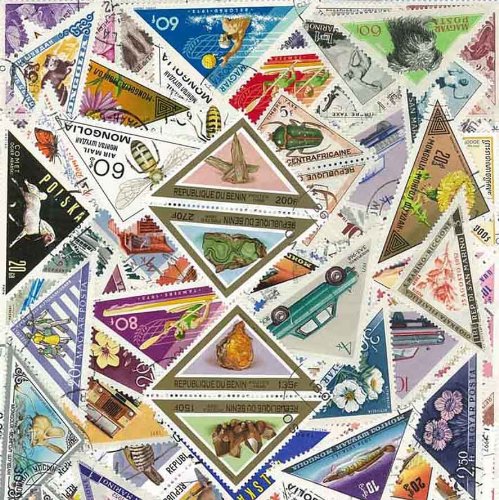 Collection de timbres Triangles oblitérés - 25 ...