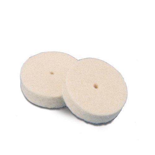 3 miniature polissage feutre roues 2,5 cm doux