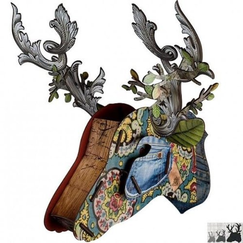 Grand trophée tête de cerf emperor