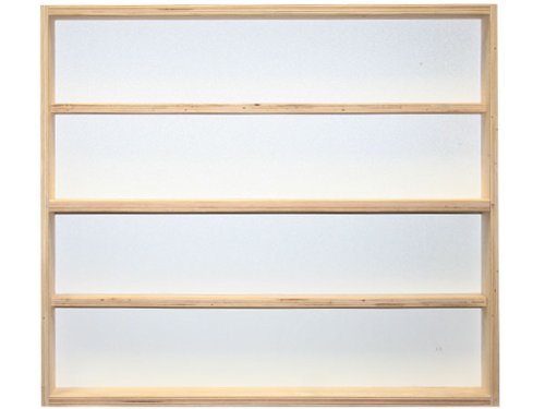 V47- Vitrine murale 55 cm x 55 cm x 6 cm collec...