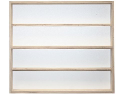 V27 - Vitrine murale 54 cm x 52 cm x 11 cm coll...