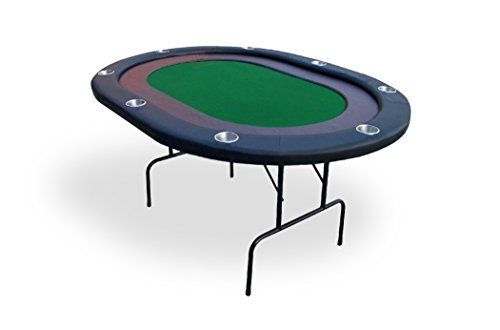POKEO Table de Poker 8 joueurs racetrack (vert) code EAN B009S805B4 