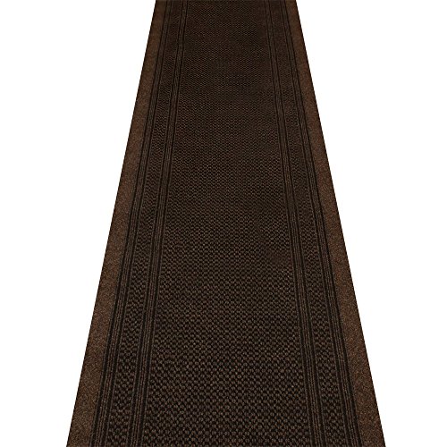 Tapis poursuite - motif astèque brun foncé - 66cm de large - Style moderne - L: 12ft (3.66m) x W: 66cm, marron foncé B00AO761DY Carpet Runners UK Tapis poursuite - motif astèque brun foncé - 66cm de large - Style moderne - L: 12ft (3.66m) x W: 66cm, marron foncé B00AO761DY Carpet Runners UK