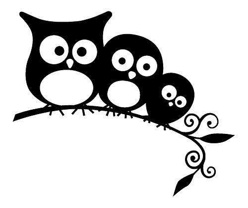 Tampon en bois - Famille de hibou - Artémio