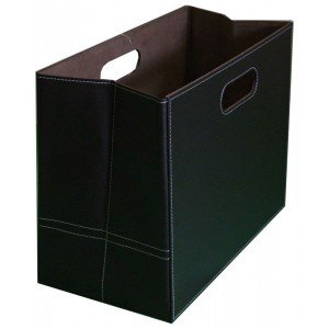 - porte-revue en simili-cuir