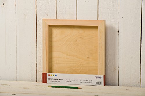 Cadre châssis - Carré - 30 cm - Bois - Artémio