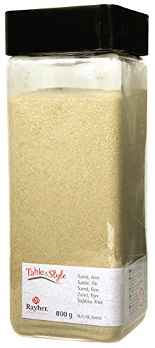 Sable fin - Beige - 0,1 à 0,3 mm - 800 g - Rayher