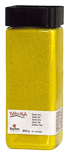 Sable fin - Jaune soleil - 0,1 à 0,3 mm - 800 g...