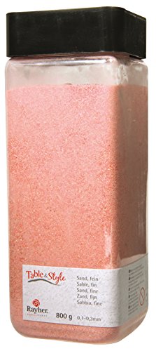 Sable fin - Rosé - 0,1 à 0,3 mm - 800 g - Rayher
