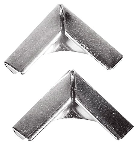 Coins en métal pour livres - Argenté - 14 x 14 ...