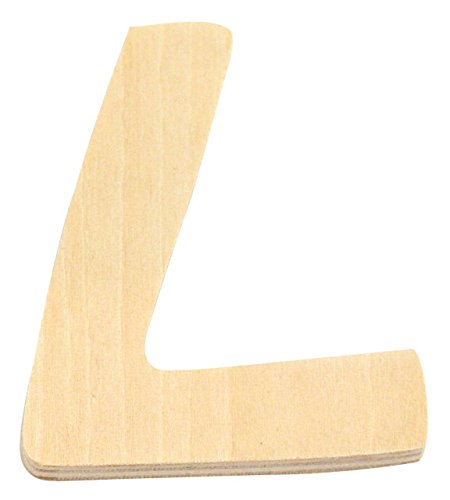 Lettre - L - 6 cm - Bois - Rayher