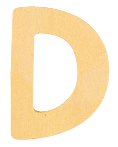 Lettre - D - 6 cm - Bois - Rayher