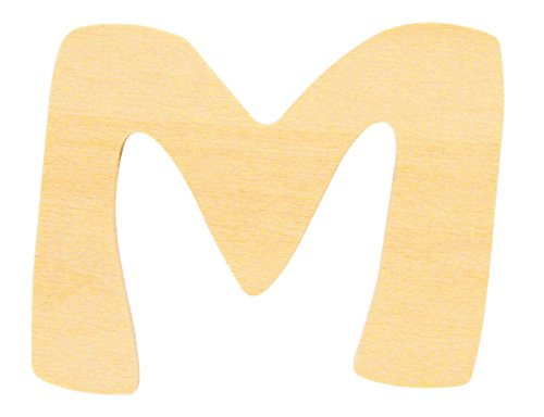 Lettre - M - 6 cm - Bois - Rayher