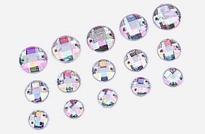 Crystals & Gems UK 50 Strass Ronde AB En Crista...