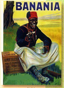 Collection Banania PLAQUE METAL 40X30cm PUB CHOCOLAT BANANIA TIRAILLEUR SENEGALAIS code EAN B00CPN6ILA 