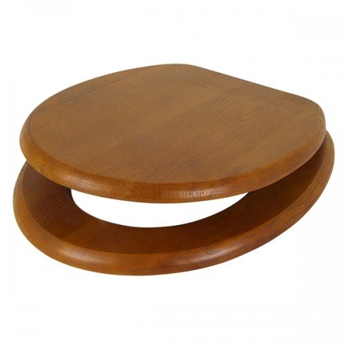 Abattant WC en bois de chêne