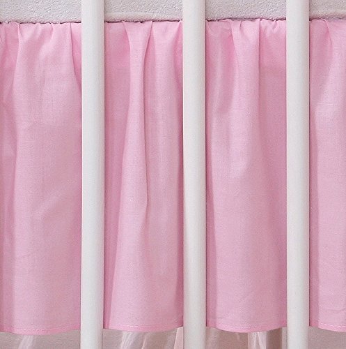 Cache Sommier pour lit 140x70 - Rose