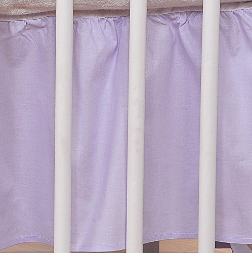 Cache Sommier pour lit 120x60 - Mauve