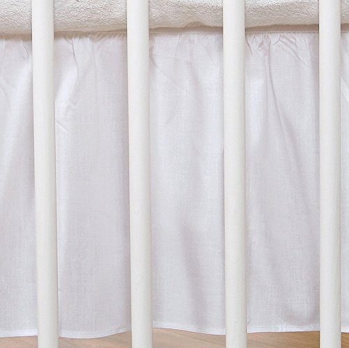 Cache Sommier pour lit 120x60 - Blanc