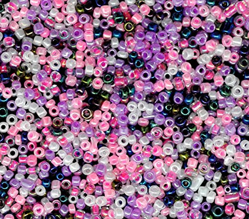 HOUSWEETY 10000Mixte Perle de Rocaille Verre Cr...